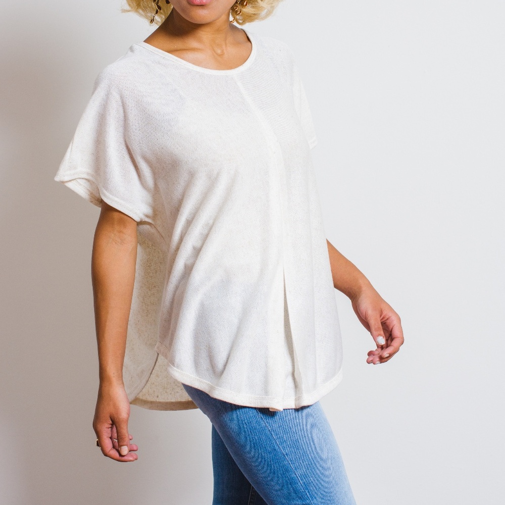 Casual Basic Drape Blouse